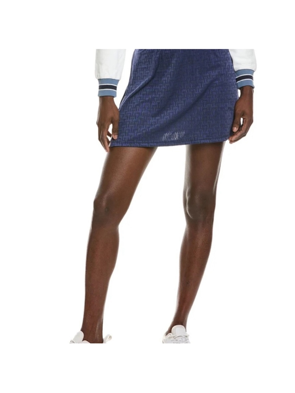 NWT The Upside Navy Sportif Paula Textured Mini Skirt